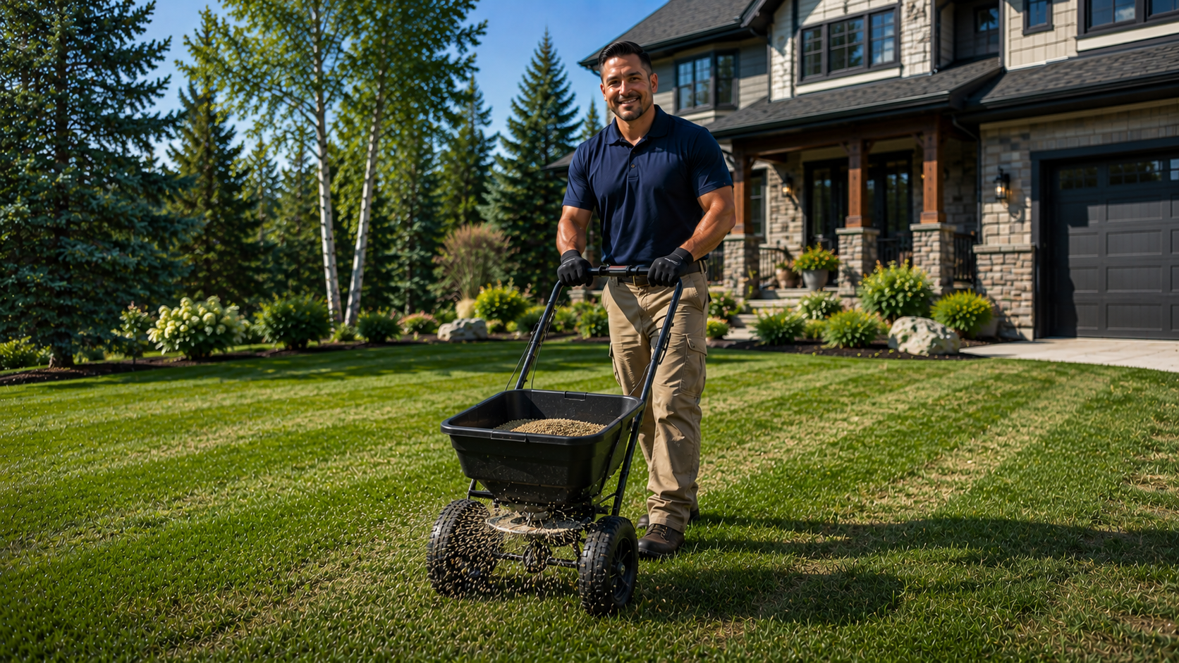Professional overseeding service