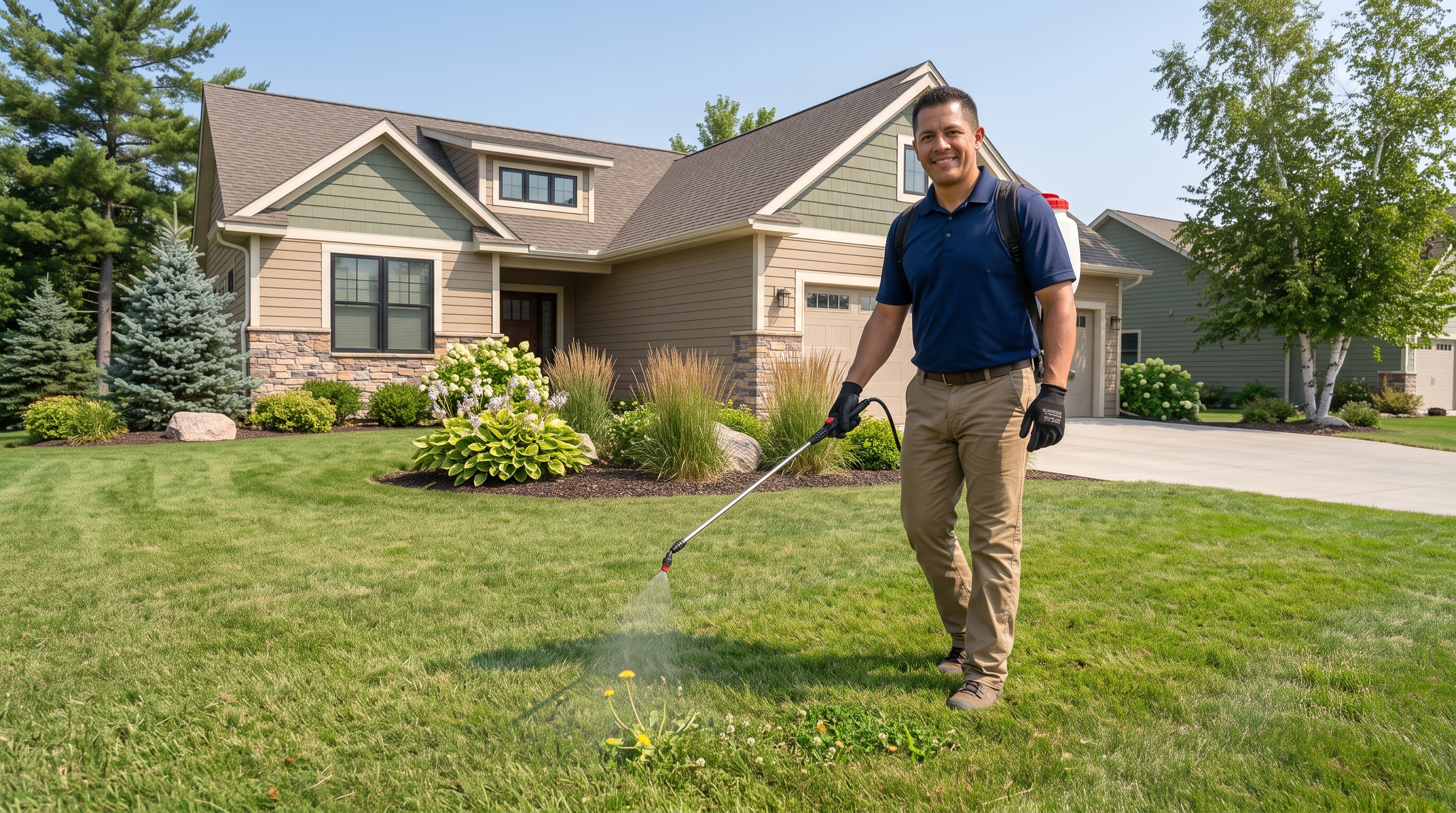 Professional weed control service